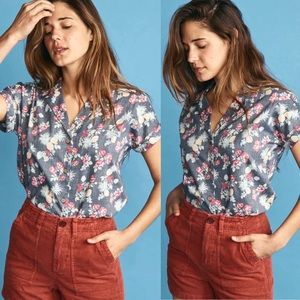 Marine Layer Pineapple Short Sleeve Shirt